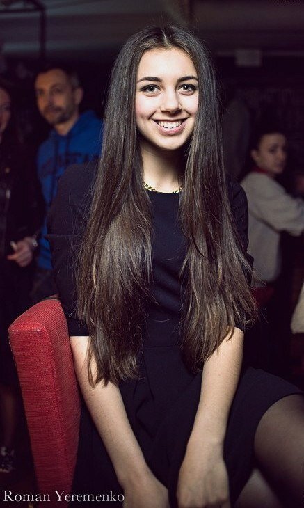 Lady, Girl, Brunette, Blossom, Beauty, чашка, киев