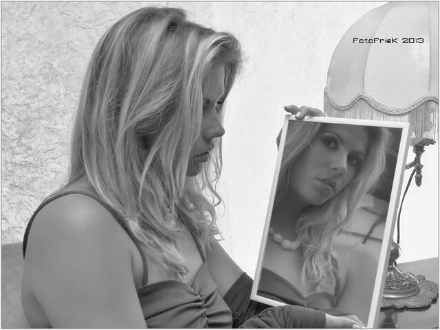 Style, Mirror, Face, Portrait, стиль, зеркало, лицо, портрет