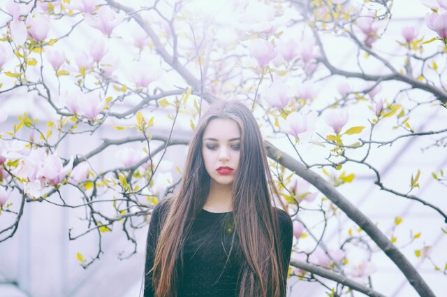 Lizakozmina, Lady, Girl, Blossom, Flowers
