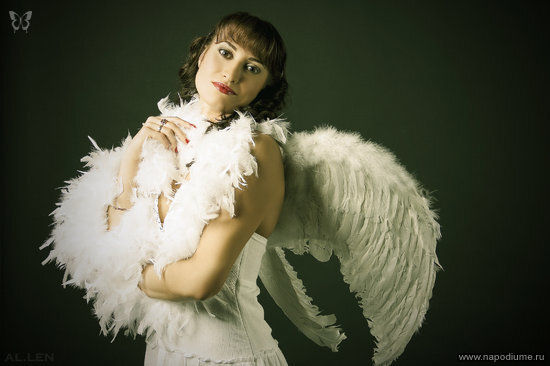 Fashion,  портрет,  студийная съемка,  гламур,  ангел,  Angel,  White