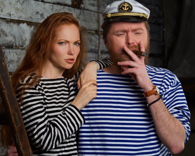 Sailors, Captain, Redhead, Redhair, Red, Cigar, Emotions, Portrait, Mariners, Model, Modelgirl, Modelman, моряки, морячки, капитан, юнга, угрожающийвзгляд, эмоции, рыжие, рыжиеволосы, рыжеволосые, тельняшка, сигара, капитанскаякепка, портрет, моде