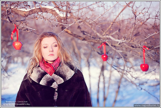 Fashion,  девушка,  красота,  зима,  блондинка,  природа,  портрет