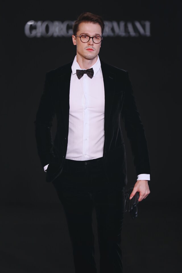 Runway show for GiorgioArmani