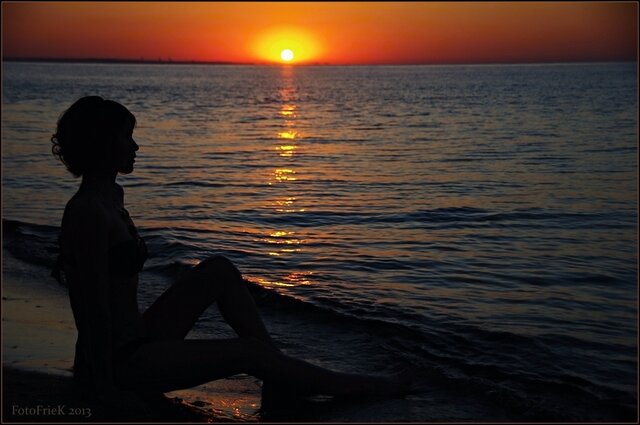Black Sea, Odessa, Oksana, Sea, море, одесса, восход солнца, силуэт