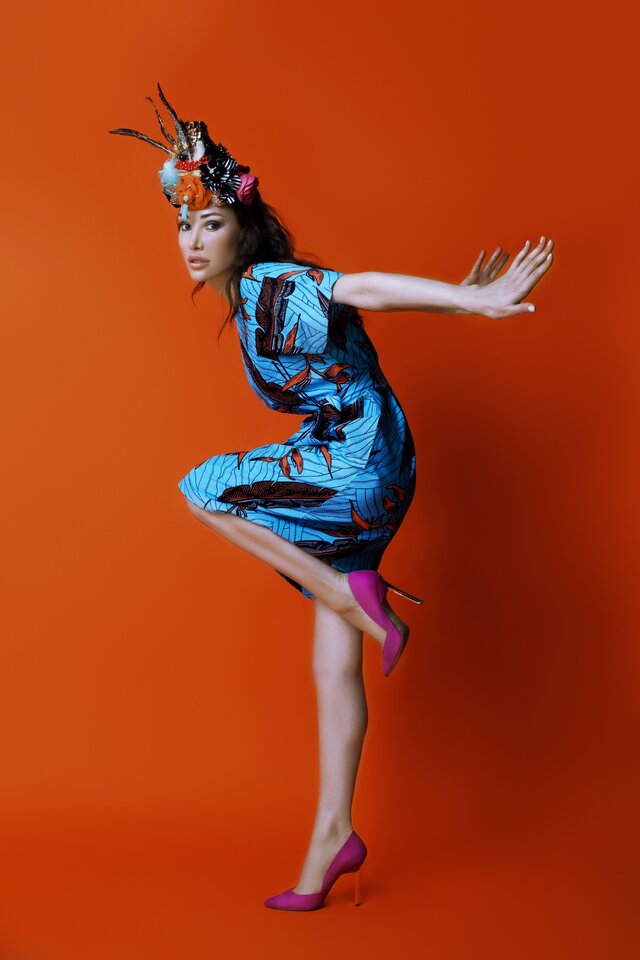 Dancer, Orange, Modern dance, Choreography, Fashion, Dance, Concert dance, Performing arts, Performance, Fashion design