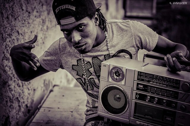 This voice of you're street's, man  photographer: Alexander "DRaven" Volzhsky models work: Mamadou Marley also starring: JVC PC-150