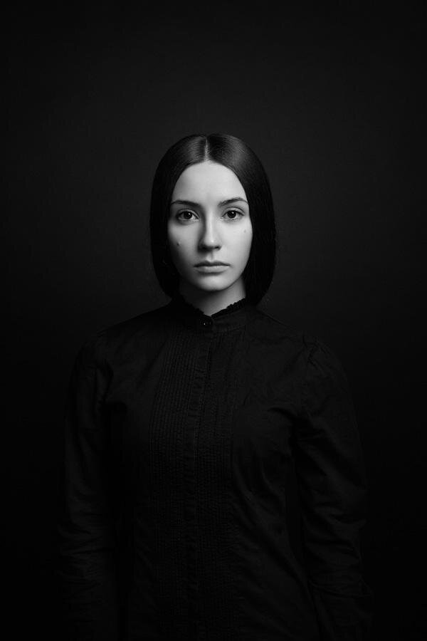 портрет, низкий ключ, Low Key