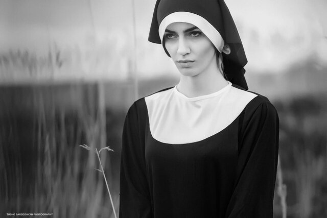 Photosession, Nun, Model, Photo, Tusho Barseghian, Christie Toumanian