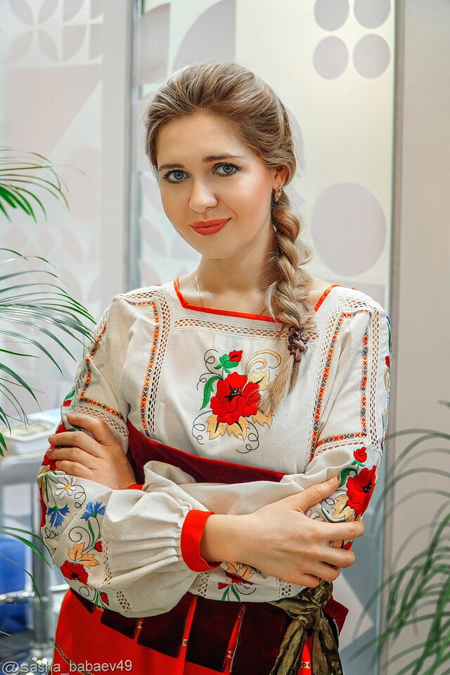 На выставке в Экспо.