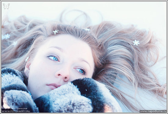 Fashion,  девушка,  красота,  зима,  блондинка,  природа,  портрет