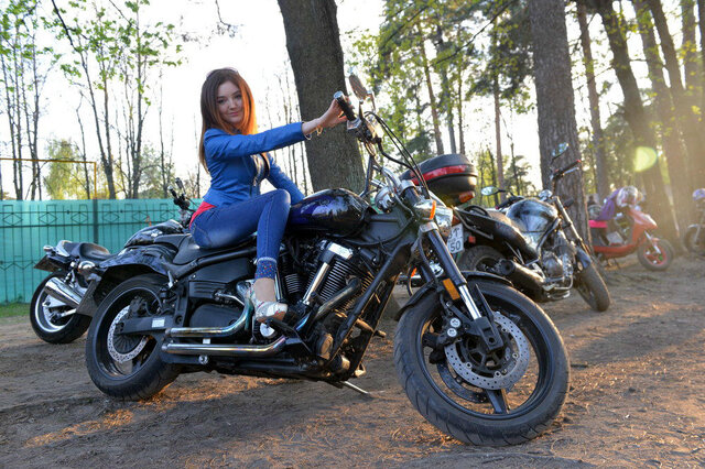 Moto, Festival, Kraskovo, Girl