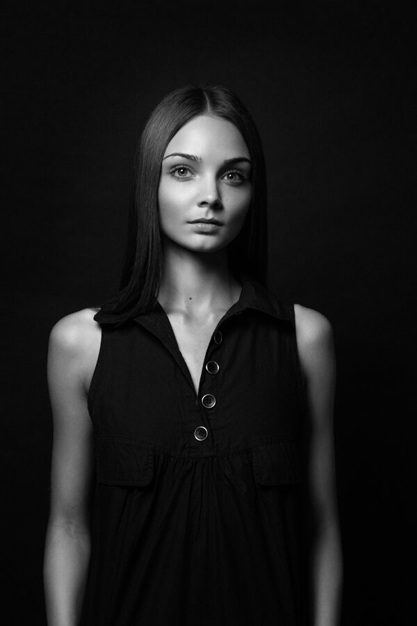 Girl, Woman, Female, Portrait, Lowkey, Black, Dark, Beautiful, Beauty, B&w, Eyes, Hair, Lips, Face, Model, Modeling, Studio