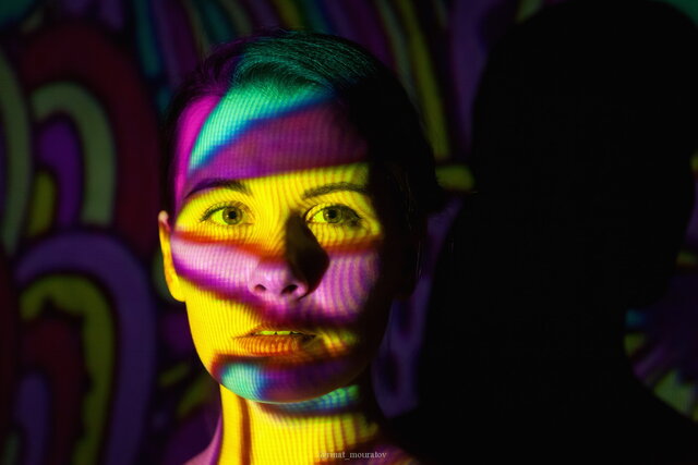 Art, Woman, Girl, Studio, Model, Portrait, Tomapepel, Drama, Color