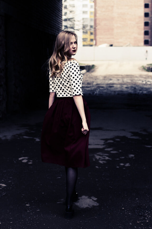 On the street