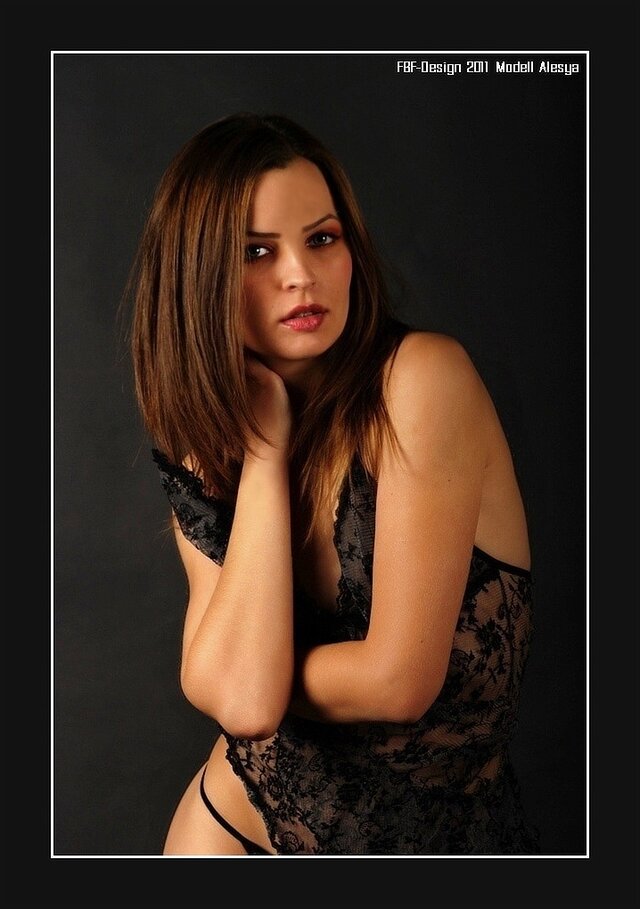 Alesya, Kiev, Ukraine, Fotostudia, Glamour, Glamur, Black, Posing