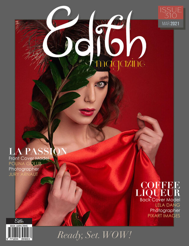 ОБЛОЖКА ФРАНЦУЗСКОГО ЖУРНАЛА "EDITH" | МАРТ 2021