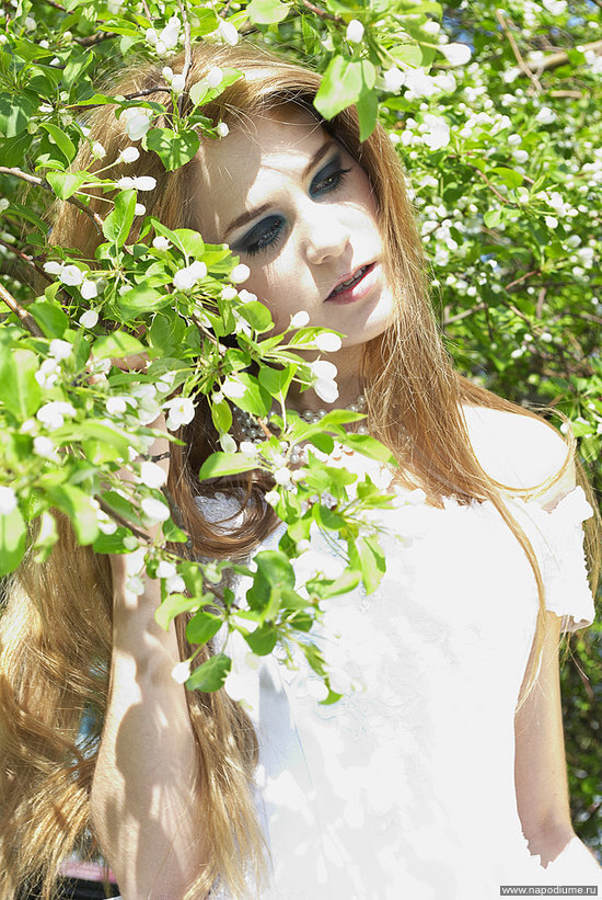 Alice, невеста,  цветы,  лето,  солнце