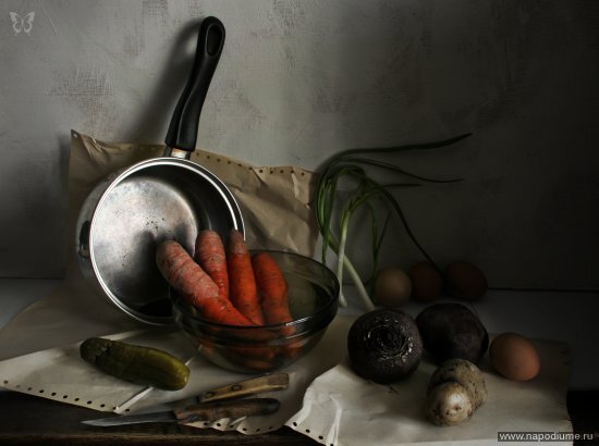 Вареные овощи