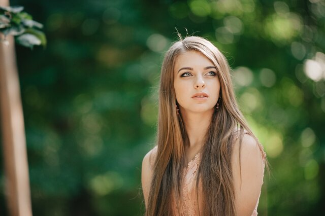 Blond, Beauty, Hairstyle, Long hair, Lip, Brown hair