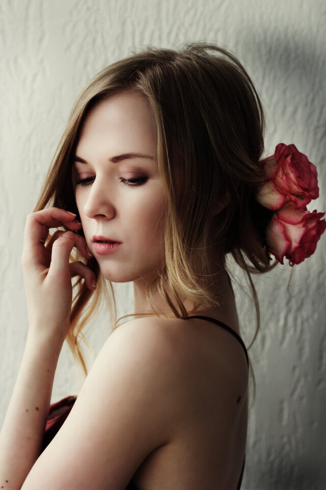Цветочный портрет. Минимализм. Beauty