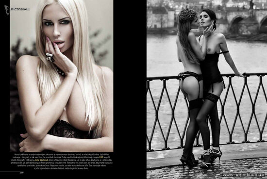 Fotoeditorial NAKED TOWN в майском номере журнала PLAYBOY(Чехия)