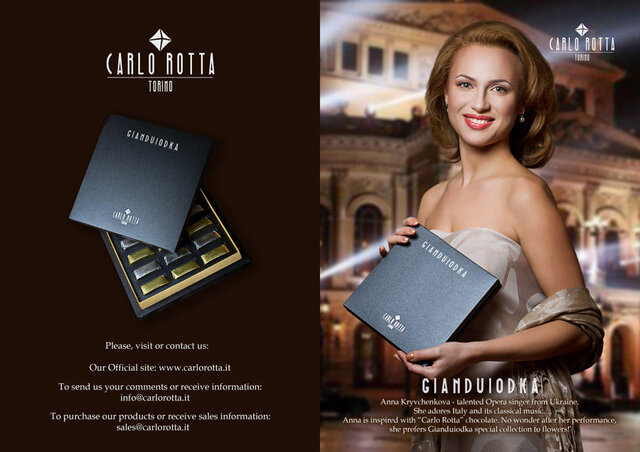 Advertising ilatian sweets. Ph Olga Kuznyetsova, Md  - opera singer Anna Krivchenkova, my makeup