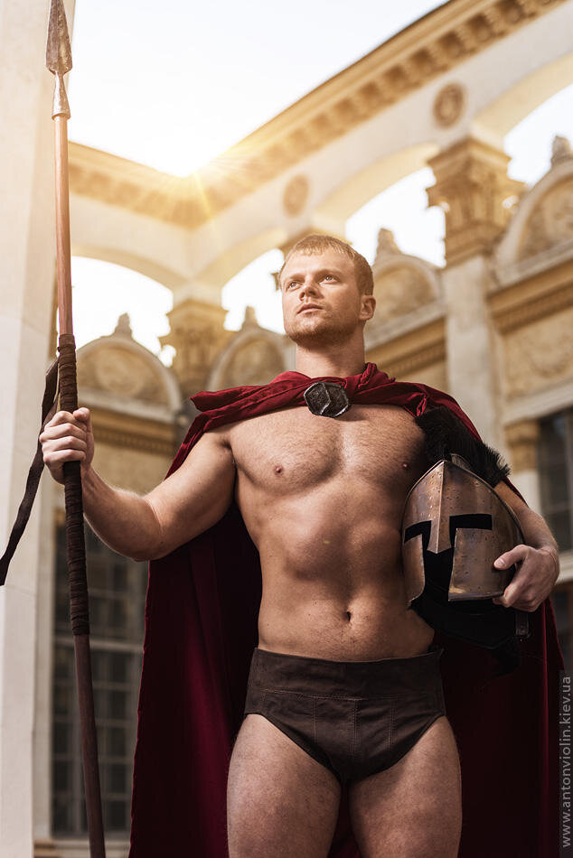 Spartan, Warrior, Armor, Helmet, Spear, Strength