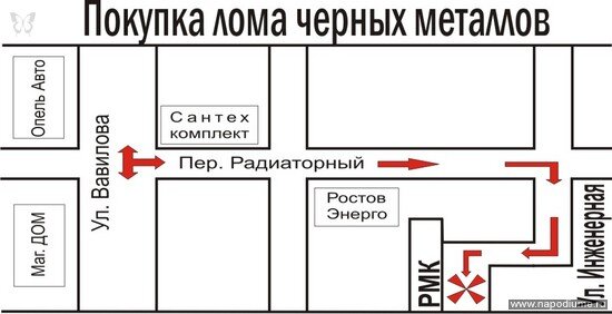 Визитка (Изнаночная часть)