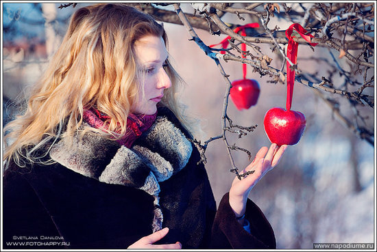 Fashion,  девушка,  красота,  зима,  блондинка,  природа,  портрет