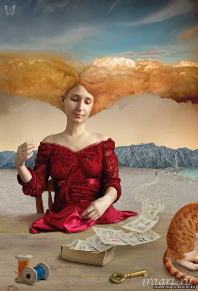 сказка,  фэнтази,  коллаж,  портрет,  сон,  фантазия
