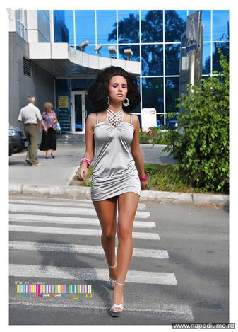 Exxy,  улица,  девушка,  переход,  фэшен,  Fashion,  Vladivostok, Kenzory.ru, Max,  Kenzory