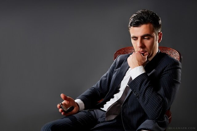 Time, Male, Model, Pocket, Watch, Studio, Portrait, Portfolio, Ukraine, Classic, Style, мужская, время, карманные, часы, портрет, студия, брюнет, красивый, портфолио